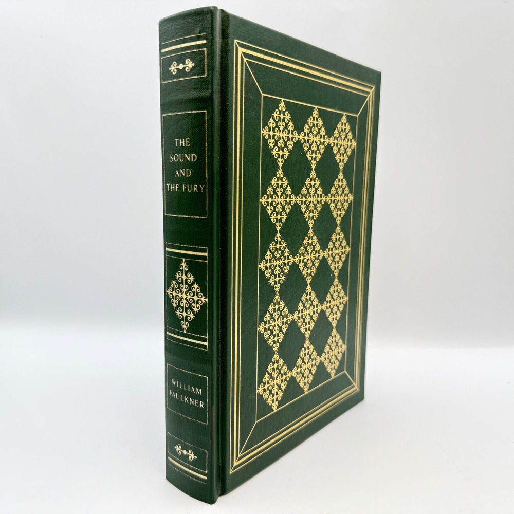 William Faulkner The Sound and the Fury Franklin Library 1979 Gilt Green Leather